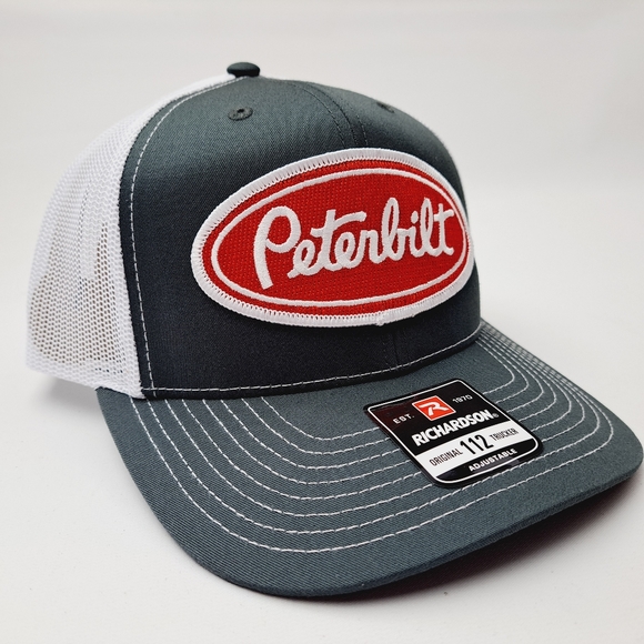 Peterbilt Richardson 112 Trucker Embroidered Patch Hat Cap Mesh Snapback… - Picture 3 of 4